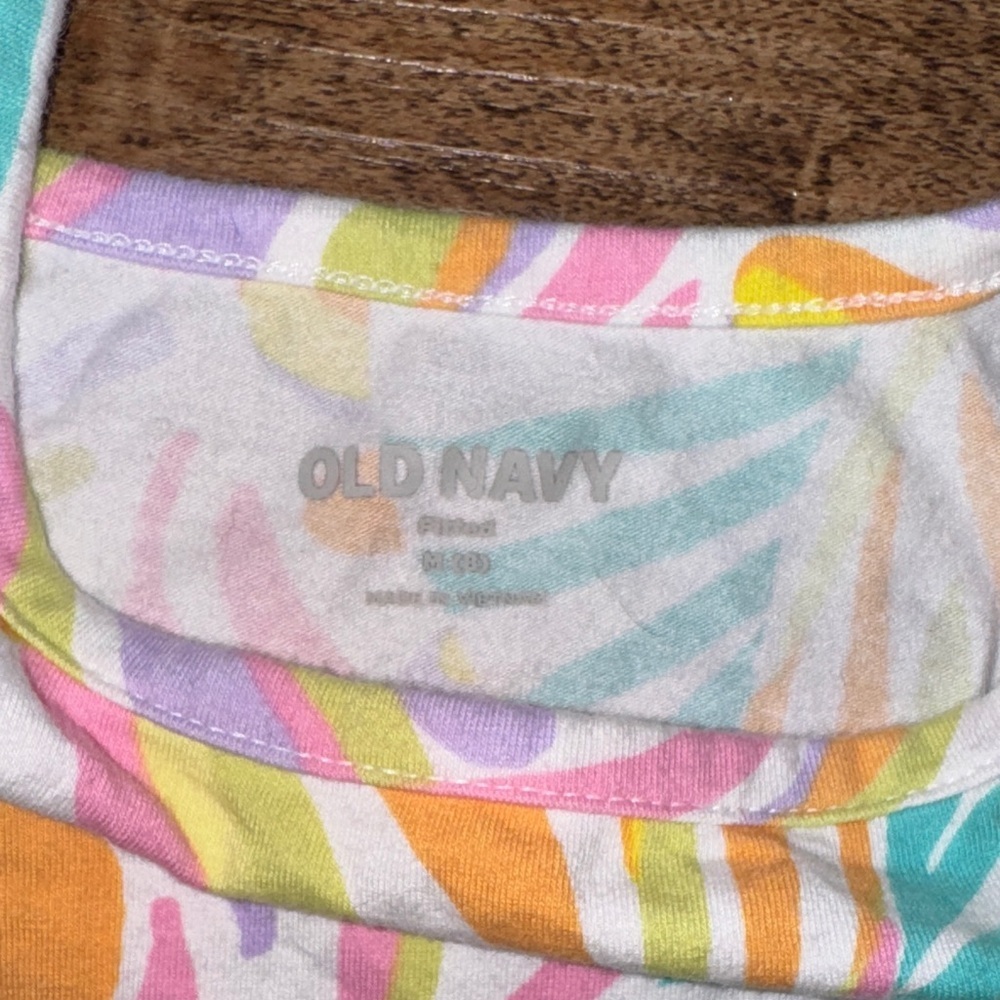 Colorful Patterned Tank Top size medium - Picture 2 of 4